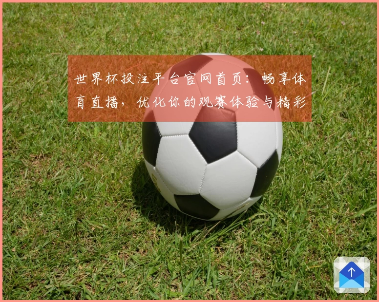 世界杯投注平台官网首页：畅享体育直播，优化你的观赛体验与精彩功能
